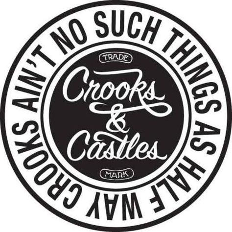 crooks and castles Crooks And Castles Logo, Canva Backgrounds, Thug Life Wallpaper, Take Me To The Mountains, Restless Heart, Castle Tattoo, Dope Cartoons, Life Wallpaper, Cool Wrist Tattoos