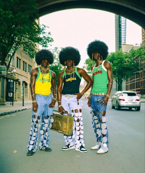 Jamaican Dancehall Outfit, Dancehall Outfits, Black Portraits, Jamaica Culture, Brazil Aesthetic, Brazil Fashion, Fashion 2000, Outfits 2000s, Queen Outfit