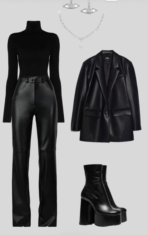 Mafia Inspired Outfits Woman, Mafia Princess Outfit, Black Old Money Outfits, Mafia Lady Outfit, Mafia Queen Outfit, Mafia Girl Outfits, Mafia Wife Outfit, Mafia Outfits Female, Modest Club Outfits