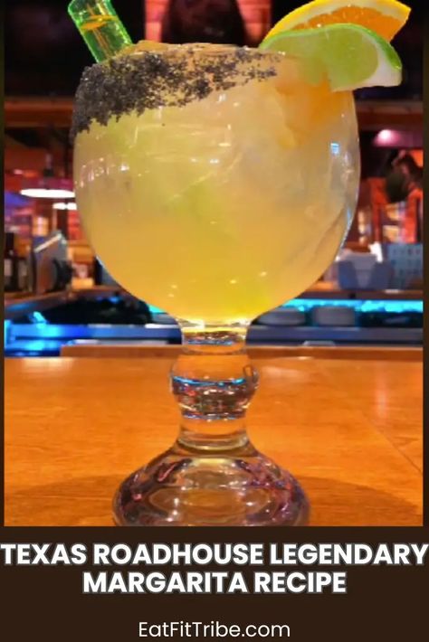 Texas Roadhouse Legendary Margarita Recipe - Eat Fit Tribe Longhorn Perfect Margarita Recipe, Texas Margarita Recipe On The Rocks, Dr Pepper Margarita, Texas Roadhouse Drink Recipes, Making Margaritas At Home, Texas Roadhouse Margarita Recipe, Texas Margarita Recipe, Margarita Recipes On The Rocks, 1800 Margarita