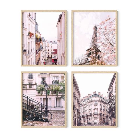 PRICES MAY VARY. PARIS-THEMED DECOR: Spruce up your walls with the elegance of this Haus and Hues set of 4 Paris posters. Its decidedly feminine tone hides the overcast skies and highlights the city’s old world architecture and colorful flowering shrubs and trees. This Paris room decor makes a girly theme for a bedroom, a lovely above bed art set in the bedroom, and a charming Paris theme wall decor for a parlor, living room, kitchen or bathroom ARTFULLY CURATED POSTERS OF PARIS: Our set of 4 pi Paris Themed Bedroom Decor, Paris Bathroom Decor, Paris Room Decor, Paris Bathroom, Paris Themed Bedroom, Paris Gallery, Paris Wall Decor, Paris Rooms, Paris Decor