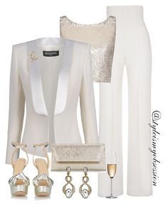 Ootd Chic, Luxury Champagne, Danielle Nicole, All White Outfit, Classy Work Outfits, فستان سهرة, Stylish Clothes For Women, Looks Chic, Suit Fashion