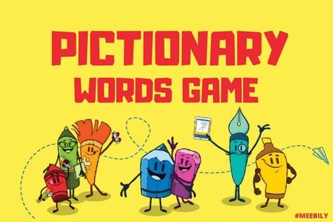 We bring you a fascinating compilation of Pictionary words Game ideas. The list contains easy & hard #Pictionary Words that are perfect for a #guessing #game. #quiz #kids #indoorgames #indoorgame #familygames #timepass #playathome #pictionary_words #pictionarygame #wordgame #meebily Pictionary Ideas For Adults Funny, Pictonary Ideas, Pictionary Word List, Guess The Word Game, Pictionary Words, Word Phrases, Word Games For Kids, Games To Play With Kids, Dbt Skills