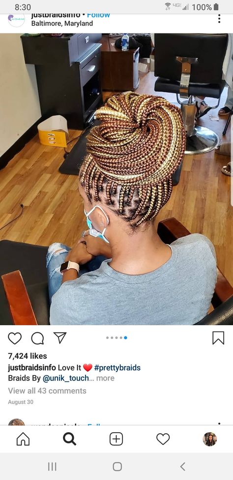 Shades Of Blonde Knotless Braids, 613 Blonde Knotless Box Braids, 613 Blonde Box Braids, 613 Blonde Braids Black Women, Mixed Blonde Box Braids, 613/27/30 Box Braids, 27 And 613 Knotless Braids, Box Braids Shaved Sides, Braids Hairstyles Ideas