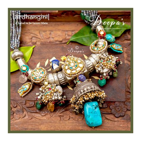 Feroza Stone, Laxmi Mata, Designer Diamond Jewellery, Gold Fashion Necklace, Ancient Jewelry, Diamond Jewellery, Indian Jewellery, Gold Fashion, Silver Jewellery