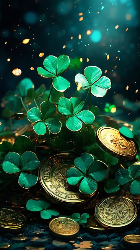 Prosperity Wallpaper Iphone, Lucky Mobile Wallpapers, Lucky Leaf Wallpaper, Lucky Wallpapers For Phone Aesthetic, Lucky Wallpaper For Money, Free Android Wallpaper, Happy Patrick Day, Viking Wallpaper, Iphone Wallpaper Photography