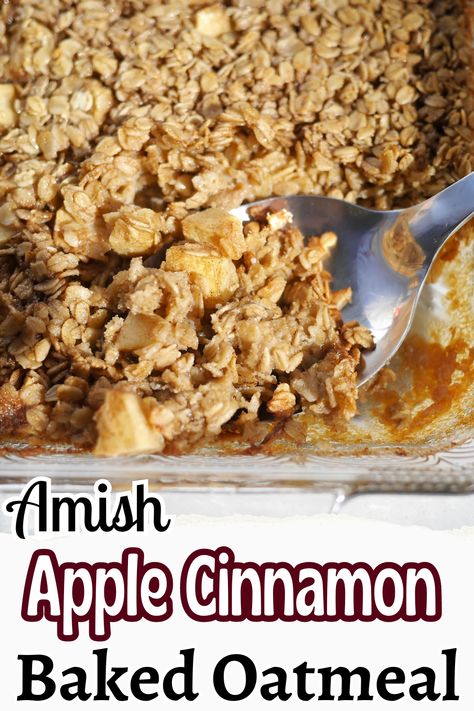 Quick Baked Breakfast, Fluffy Baked Oatmeal, Rolled Oats Breakfast Recipes, Apple Crisp Breakfast, Apple Oatmeal Breakfast, Breakfast Ideas With Oatmeal, Breakfast Casserole With Apples, Oatmeal Apple Bake, Leftover Oatmeal