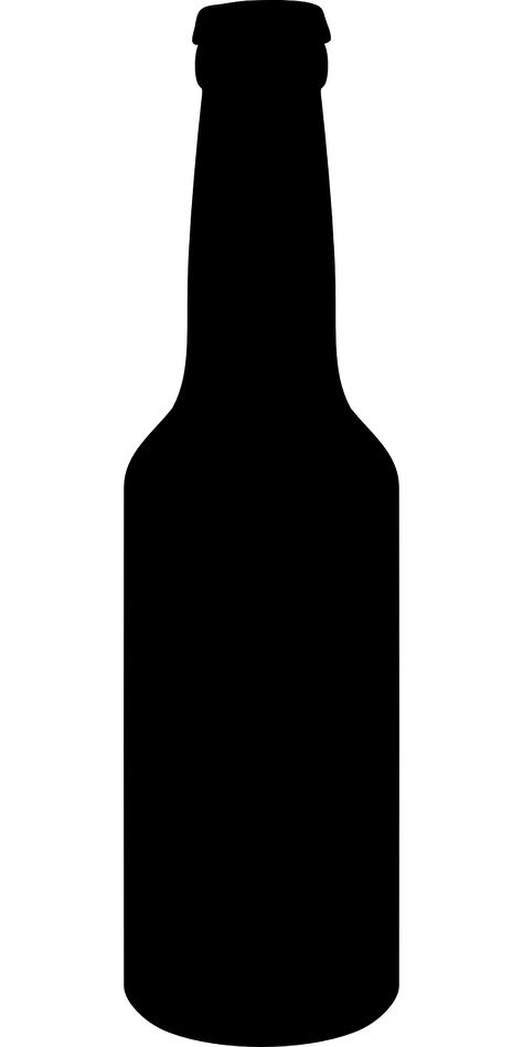 Bottle, Beer, Silhouette, Black, Drink, Beverage Beer Bottle Silhouette, Beer Bottle Template, Beer Silhouette, Bottle Silhouette, Bottle Png, Beer Images, Beer Icon, Beer Quotes, Black Bottle