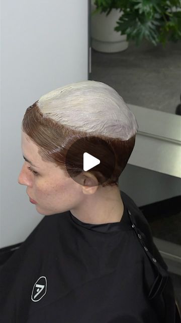 Hairbrained on Instagram: "Love @katiemcclusky’s tip on how to add depth to an all-over blonde 🔥🔥🔥 @avedaarts @tracisak_hair #crafthairdresser #hairbrained #hbloves" Cate Blanchett Buzzcut, Hair Brained, Hair Dresser, Toner, Blonde, Hair, Instagram