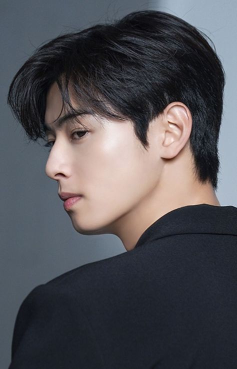 Asian Men Hairstyle, Eunwoo Astro, Cha Eun Woo Astro, Side Hairstyles, Eun Woo Astro, Bright Pictures, Corte De Cabelo Masculino, Famous Men, Side Profile