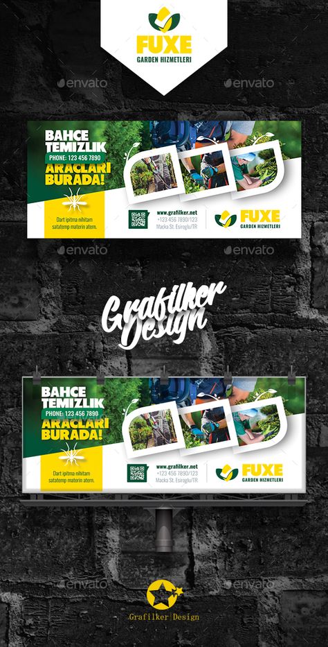 Garden Landscape Billboard Templates by grafilker Garden Landscape Billboard Templates Fully layeredINDDFully layeredPSD300 Dpi, CMYKIDML format openIndesign CS4 or laterCompletely Poster Landscape Design, Landscape Poster Design, Billboard Design Ideas, Landscape Banner Design, Event Banner Design, Landscape Graphic Design, Billboards Designs, Billboard Template, Banner Design Ideas