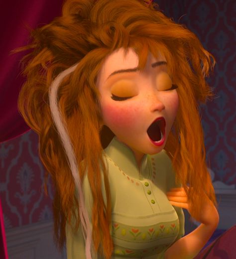 Explore mu_webzenk2's photos on Flickr. mu_webzenk2 has uploaded 350 photos to Flickr. Anna Frozen Wake Up, Anna Waking Up Frozen, Princess Anna Frozen, Icon Bathroom, Frozen Fan Art, Disney Princess Funny, Frozen 2013, Different Wedding Dresses, Morning Hair