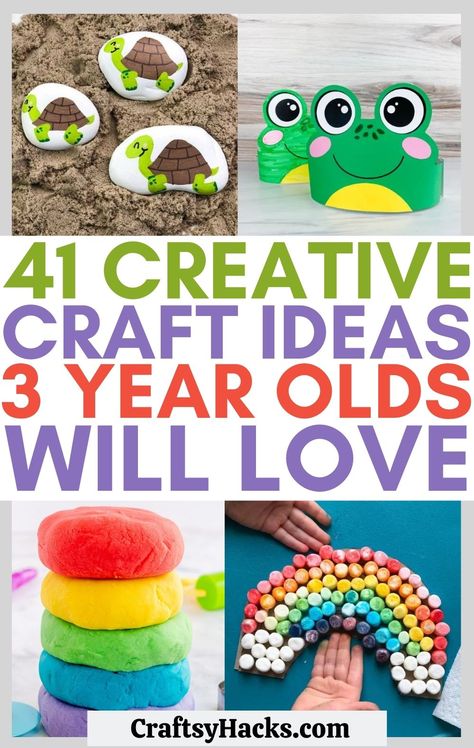 If you are looking for the perfect rainy day craft to make with your young kids they will love creating any of these fun crafts for 3 year olds. These fun kids crafts are perfect to have more fun crafting with your kids. Cute Crafts For Kids, Indoor Crafts, Rainy Day Crafts, Rainbow Crafts, Crafts For Boys, Camping Crafts, Fun Diy Crafts, Easy Crafts For Kids, Easy Paper Crafts