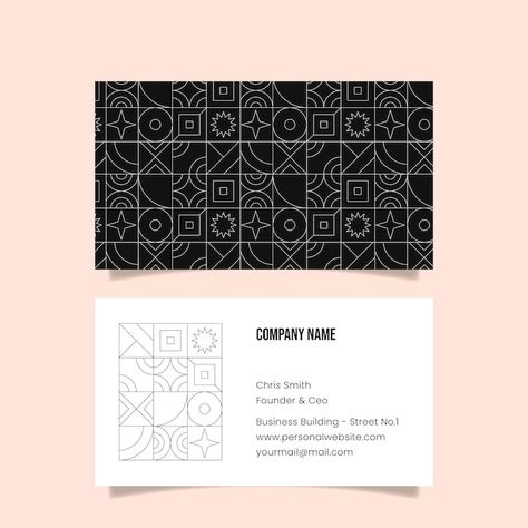 Geometric Business Card, Cnc Partition, Luxury Card Design, Business Card Icons, Gold Foil Business Cards, Elegant Business Cards Design, Feature Wall Design, Foil Business Cards, Business Card Pattern