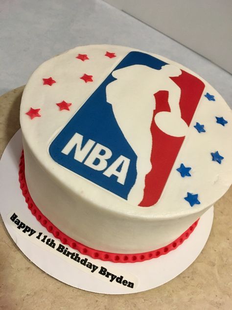 NBA cake Nba Cakes Birthday, Nba Cake, Basketball Birthday Cake, Happy 11th Birthday, Basketball Cake, Basketball Birthday Parties, Basketball Party, Simple Cake Designs, Basketball Birthday