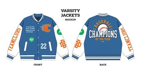 Varsity Jacket Design Ideas, Jacket Sketch, Nike Varsity Jacket, Intp Things, Varsity Jacket Style, Varsity Jacket Design, Prom Jacket, Varsity Design, Jersey Basketball