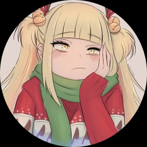 Pansexual Background, Toga Pfp, Toga Himiko, Profile Picture, Christmas, Anime