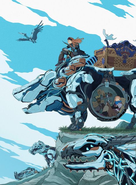 Horizon Forbidden West Horizon Zero Dawn Robot, Horizon Zero Dawn Wallpaper, Horizon Zero Dawn Aloy, Robot Animal, Horizon Forbidden West, Forbidden West, V Games, Arte Robot, West Art