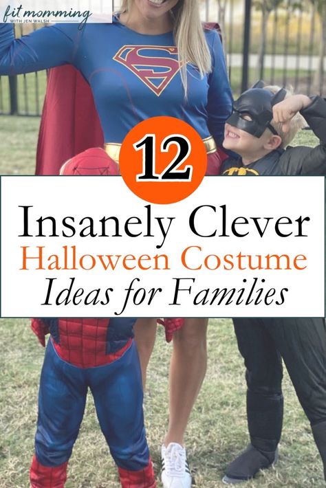 Transform your Halloween with Super Clever Family Halloween Costume Ideas. Explore a variety of Family Halloween Themes and discover innovative Family Halloween Costume Ideas that will impress everyone. Get inspired and make this year’s Halloween celebration truly special and memorable for the whole family. Family Sports Halloween Costumes, Family Halloween Costume Ideas, S Costumes, Spider Theme, Sports Halloween, Family Halloween Costume, Casual Mom Style, Clever Halloween Costumes, Family Of 5