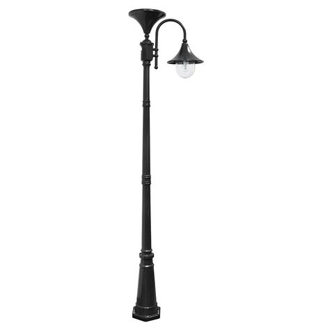 Charlton Home Pennrock Solar Powered 11-Light LED 92" Post Light & Reviews | Wayfair Solar Light Bulb, Best Solar Lights, Solar Lamp Post, Solar Post Lights, Solar Powered Lamp, Outdoor Lamp Posts, Lamp Post Lights, Post Lighting, Solar Led Lights