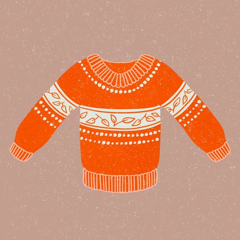 Sweater Fashion Illustration, Sweater Doodle Drawing, Sweater Illustration, Christmas Sweater Illustration, Cable Knit Illustration, Christmas Jumper Illustration, Christmas Sweater Illustration Patterns, Christmas Sweater Pattern Background, Simple Sweaters