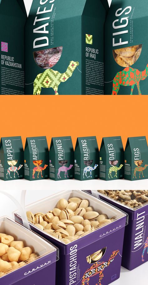 Dry Fruits Logo Design Ideas, Dried Fruit Packaging Ideas, Nuts Label Design, Nuts Box Design, Dry Food Packaging, Nuts Packaging Ideas, Dried Food Packaging, Snack Packaging Ideas, Nuts Packaging Design