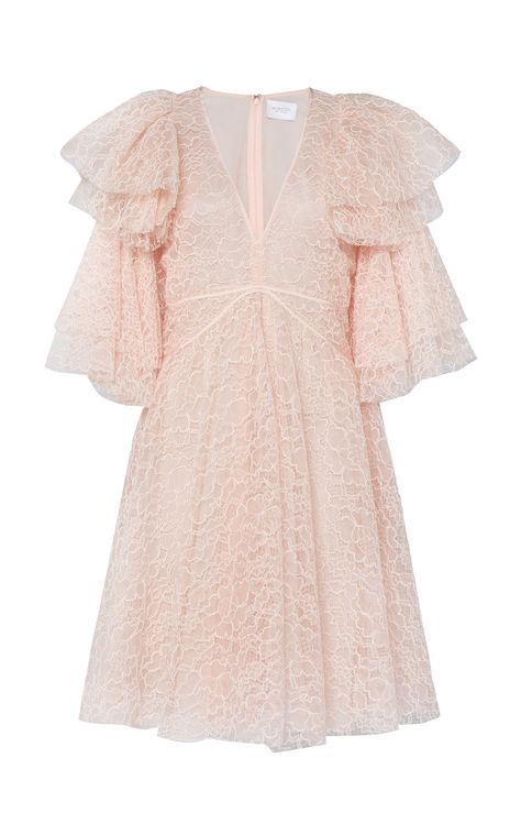 Cotton-Blend Cantily Lace Mini Dress by GIAMBATTISTA VALLI for Preorder on Moda Operandi Polyvore Fillers, Princess Wardrobe, Type Of Dress, Chiffon Dresses, Shop Clothes, Giambattista Valli, Chantilly Lace, Types Of Dresses, Lace Mini Dress