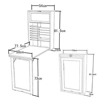 Manicura Integrated Shelves, Wall Mounted Folding Table, Folding Kitchen, Wall Mounted Table, Table Folding, Folding Walls, Folding Dining Table, Folding Furniture, Drop Leaf Table