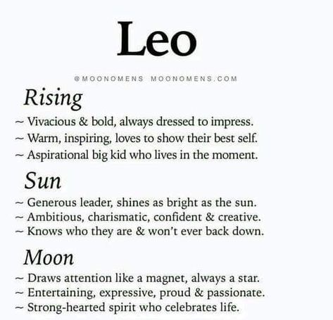 Scorpio Ascendant, Leo Moon, Astrology Meaning, Leo Zodiac Facts, Sun Moon Rising, Moon In Leo, North Node, Leo Rising, Leo Sun