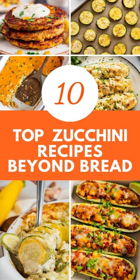 Check out the top 10 zucchini recipes that are tasty and easy to make! From yummy casseroles to fresh salads, find fun ways to enjoy this veggie in every meal. Dinner Idea With Zucchini, Tasty Veggie Recipes, Quick Zucchini Recipes, Things To Make With Zucchini, Dinner Recipes With Zucchini, Things To Do With Zucchini, Meals With Zucchini, Zucchini Recipes Dinner, Zuchinis Recipe Dinner