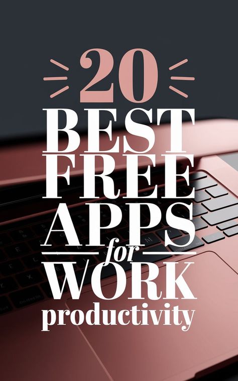 Organize your life with these 20 free productivity apps. From time management strategies to work productivity tools these apps will keep you on track and help you achieve your goals. Best Free Apps, Work Productivity, Time Management Strategies, Time Tracking, People Skills, Productivity Apps, Management Strategies, Productivity Tools, Task Management