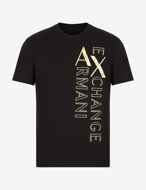 Armani Exchange MERCERIZED COTTON REGULAR FIT T SHIRT, Graphic T Shirt for Men | A|X Online Store Armani Exchange Tshirt Men, Armani Exchange Men, Tshirt Men, Armani Exchange, T Shirt For Men, Clothing And Accessories, Stylish Outfits, Graphic T Shirt, Mens T