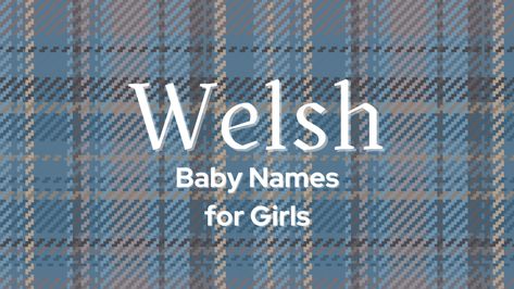 For more common options like Gwen and Rhiannon to lesser-known names like Olwyn and Eleri, this list of Welsh baby names for girls has a nice selection of feminine monikers. With meanings and pronunciations, this list barely scratches the surface of all the wonderful names of Welsh origin. Take a look! #girlnames #babynames Welsh Names Boys, Welsh Boy Names, T Baby Names, Welsh Names, List Of Girls Names, Names For Boys List, Middle Names For Girls