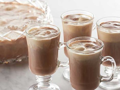 Mocha Punch Mocha Punch With Ice Cream, Mocha Punch Recipe, Punch With Ice Cream, Mocha Punch, Ice Cream Punch, Wolf Dark, Holiday Open House, Punch Drinks, Coffee Liqueur