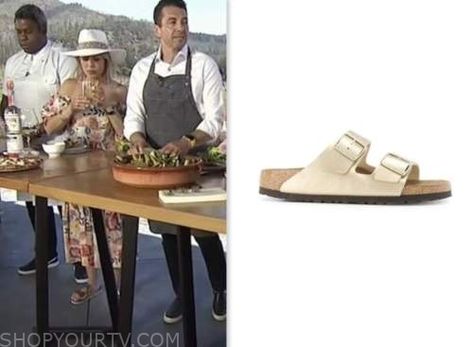 The Today Show: April 2023 Dylan Dreyer's Gold Birkenstock Sandals Gold Birkenstocks Outfit, Gold Birkenstocks, Birkenstocks Outfit, Dylan Dreyer, Birkenstock Outfit, Outfit 2023, Where To Buy Clothes, Birkenstock Sandals, Today Show