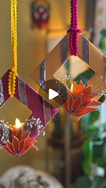 Monika Morwani on Instagram: "Festive DIY Series by #moksinarts 

Diwali done differently: minimal designs, sustainable choices, and handmade with love. Let’s light up with purpose this year! 

SAVE & SHARE ❤️
Stay tuned for more simple creative ideas🎇

#diwali2024 #diyfestival #sustainableliving #budgetfriendlyhomedecor #budgetfriendlyfestival #festivaldiy #diwaliaesthetic #pinterestinspired #pinterestdiwali 

[diwali decor, diy diwali home, easy diy , diwali ready home , hanging diya , budget friendly Diwali, diwali aesthetic, Pinterest aesthetic ]" Diwali Craft Ideas, Diwali Decoration Lights, Hanging Diya, Home Easy Diy, Diwali Aesthetic, Diwali Lights, Diwali Party, Diwali Decor, Diwali Diy