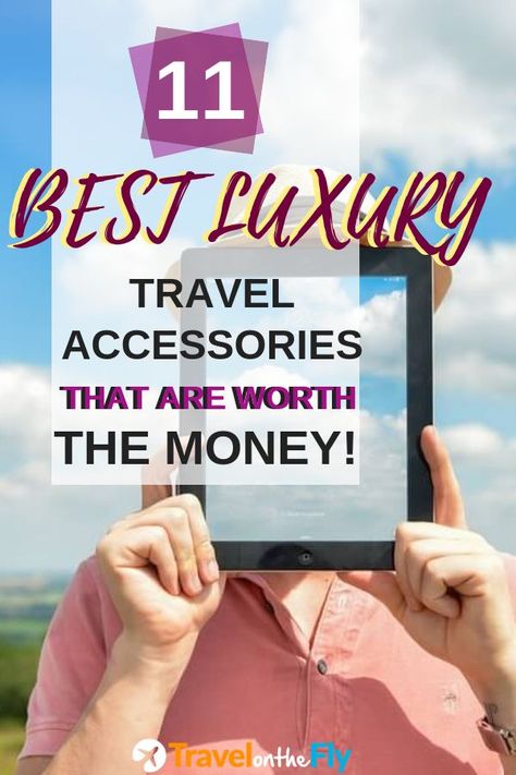 Lets face it. Not all travelers want to use the mediocre travel gear that just doesn't make the grade and last. Depending on the item, some travel gear just isn't worth the money. In this article, I will show you 11 great luxury travel gadgets and accessories that are worth the money! #travelgear #travelaccessories #travelgadgets #luxurytravelgear Best Travel Gadgets, Luxury Travel Accessories, Travel Cheap, Travel Tools, Travel Tech, Travel Gadgets, Travel Itinerary Template, Texas Travel, Sustainable Travel