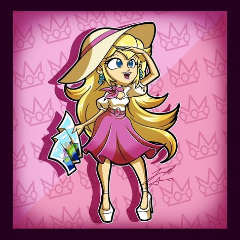 Princesses Fanart, Nintendo High, Mario Princesses, Dc Comics Girls, Peach Aesthetic, Princesa Peach, Super Mario Art, Mario Art, Comics Girls