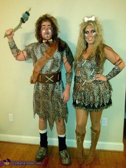 Cave People, Couple Halloween Costume, Cave Woman, Costume Works, Couple Halloween, Couple Halloween Costumes, My Boyfriend, Diy Costumes, Home Made