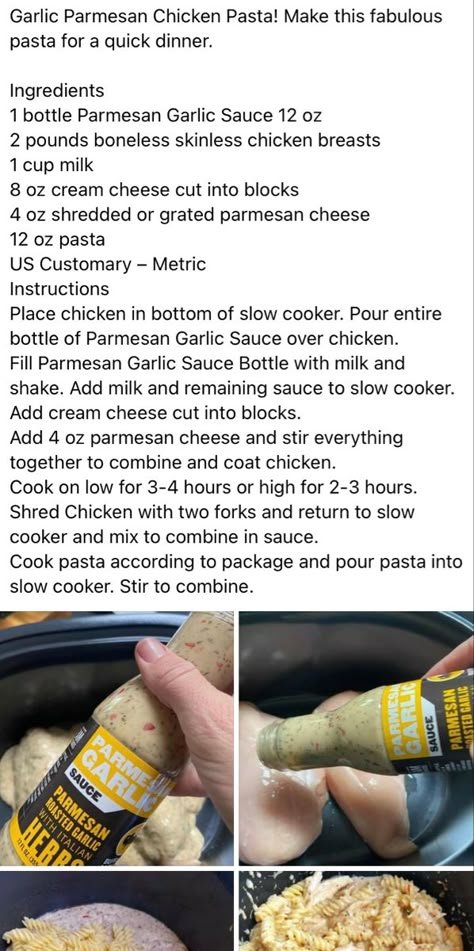 Garlic Parm Pasta Instant Pot, Olive Garden Garlic Parmesan Chicken Pasta, Instant Pot Recipes Garlic Parm Chicken Pasta, Crockpot Meals Chicken Pasta, B'dubs Parmesan Chicken, Garlic Parm Chicken Crockpot Recipes, Viral Garlic Parm Pasta, Garlic Parm Chicken Dip, Crockpot Bww Parmesan Garlic Chicken Pasta