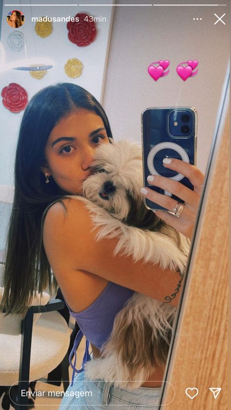 Poses With Dogs Ideas, Poses With Dogs Instagram, Dog Insta Story, Shitzu Dogs, Puppy Photography, Good Insta Captions, Photos With Dog, Cute Dog Photos, Story Ideas Pictures