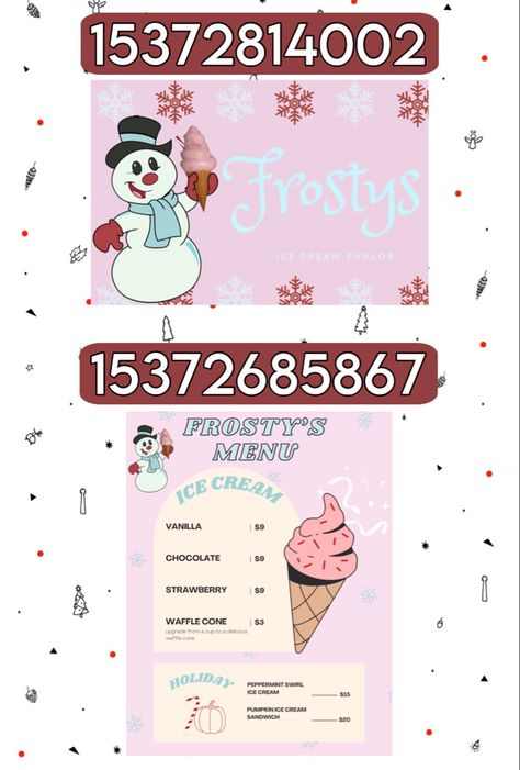 Bloxburg Town Logo Codes, Bloxburg Winter Festival, Bloxburg Ice Skating Rink, Bloxburg Winter Town, Christmas Cafe Bloxburg, Bloxburg Winter Wonderland, Christmas Town Bloxburg, Bloxburg Christmas Town, Bloxburg Ice Cream Shop