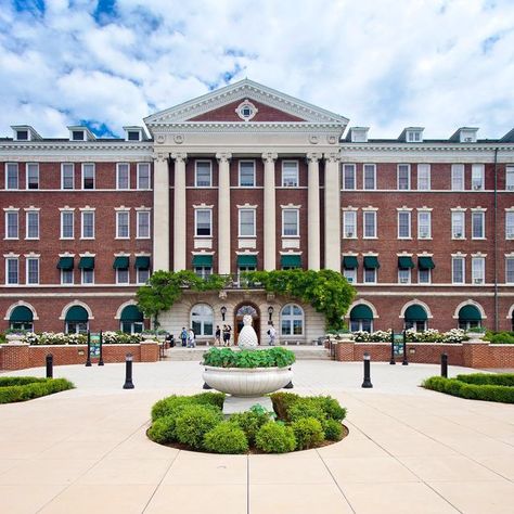 Wall To Wall Carpet, Culinary Institute Of America, School Building Design, Episode Interactive Backgrounds, Building Aesthetic, Desain Buklet, School Break, Public High School, Dream School