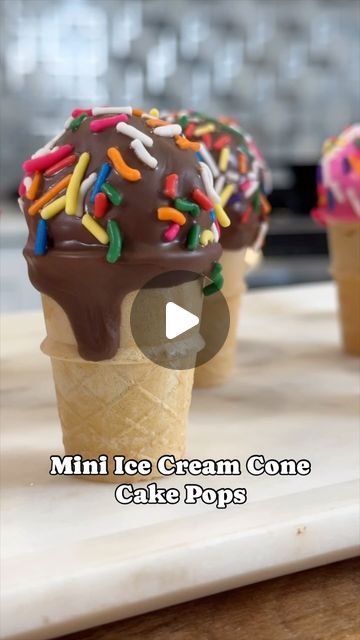 YWM Family on Instagram: "🍦🍰 Elevate your dessert game with these adorable mini ice cream cone cake pops! Comment “mini cones” and I’ll send you the full instructions!  They’re the perfect treat for any occasion. 😋✨

Find all the supplies on LTK, just search for YWM_Family. Make sure you are following us there too for exclusive content. I’ve been sharing some amazing deals this week! 💕

#MiniDesserts #CakePops #SweetTreats #PartyTreats #DonutHoles #CakePopHack" Mini Cones Desserts, Cake Pops In Waffle Cones, Cake Ball Ice Cream Cones, Ice Cream Cone Cake Pops Tutorial, I’ve Cream Cone Cake Pops, Cone Cake Pops, Ice Cream Cone Cake Pops, Fun Cake Pops, Cake Pop Recipe Easy