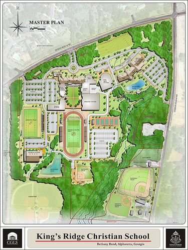 King's Ridge Christian School Master Plan Campus Design Architecture Master Plan, Campus Site Plan, School Site Plan, University Master Plan, School Master Plan, Amphitheater Architecture, School Building Plans, Site Development Plan, Masterplan Architecture