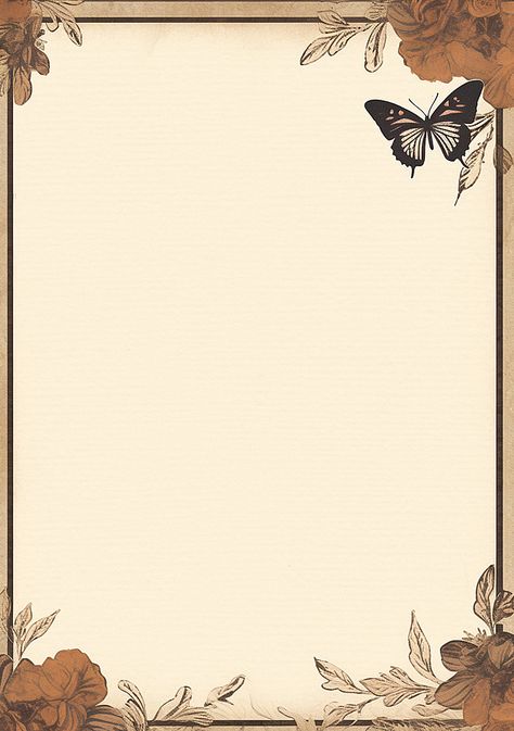 Vintage Paper Border Design, Background For Memories, Aesthetic Background For Letter Writing, Antique Paper Background, Love Letter Vintage Aesthetic, Old Paper Background Vintage Aesthetic Landscape, Vintage Background For Scrapbook, Vintage Background For Poems, Vintage Border Design Aesthetic