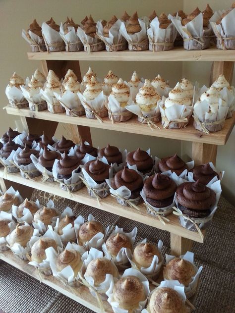 Buffet Dessert, Cupcake Flavors, Wedding Dessert Table, Cupcake Tower, Peanut Butter Cup, Dessert Display, Dessert Buffet, Dessert Bar, Chocolate Cinnamon