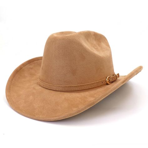 PRICES MAY VARY. Premium quality felt: 100% Polyester premium cowboy cowgirl hats are fashionable, comfortable, breathable and soft for all-day wear. Offer durability and a fashionable feel, ensuring long-lasting use and a stylish appearance Comfortable and adjustable fit: Western Cowboy Hat is design for most women and men with adjustable inner rope. The cowboy hat ensures a comfortable fit for individuals with a head circumference: 56-58cm/22-22.8", hat height: 12cm/4.7". Cowboy hat for men wo Felt Cowgirl Hat, Western Beige Felt Hat For Rodeo, Cowgirl Hats Tan, Women’s Felt Cowboy Hat, Brown Felt Hat For Rodeo, One Size Fits Most, Dark Brown Felt Cowboy Hat, Western Cowboy Hats, Felt Fedora, Hat For Man