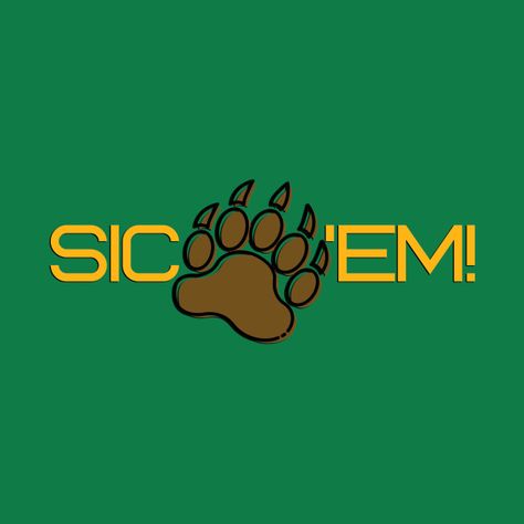 Check out this awesome 'Sic+Em+Bears+Baylor+Waco+Texas+Gift+Shirt' design on @TeePublic! Baylor Football, Texas Gifts, Waco Texas, Baylor University, Baylor Bear, Berry Ave, Georgia Bulldogs, Random Things, Shirt Design