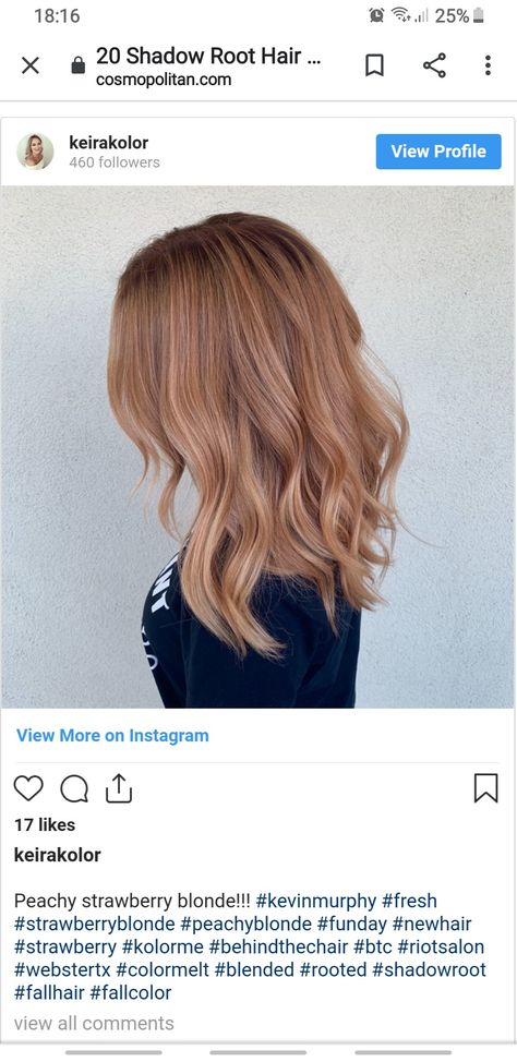 Strawberry Blonde Balyage, Light Copper Hair, Shadow Roots Hair, Blonde Toner, Copper Blonde Hair, Light Strawberry Blonde, Blonde Hair With Roots, Red Blonde Hair, Hair Shadow